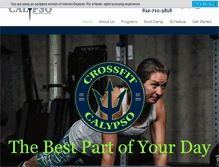 Tablet Screenshot of crossfitcalypso.com